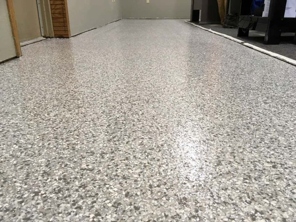 Auto showroom epoxy flooring